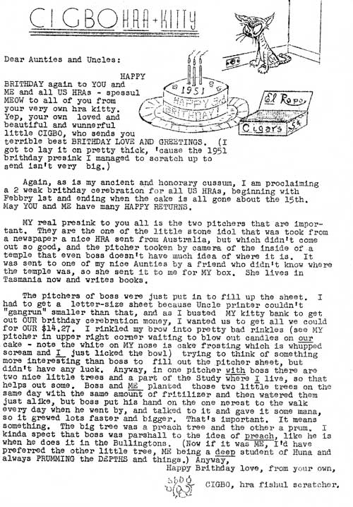 Cigbo Birthday Letter Cigbo Birthday Letter